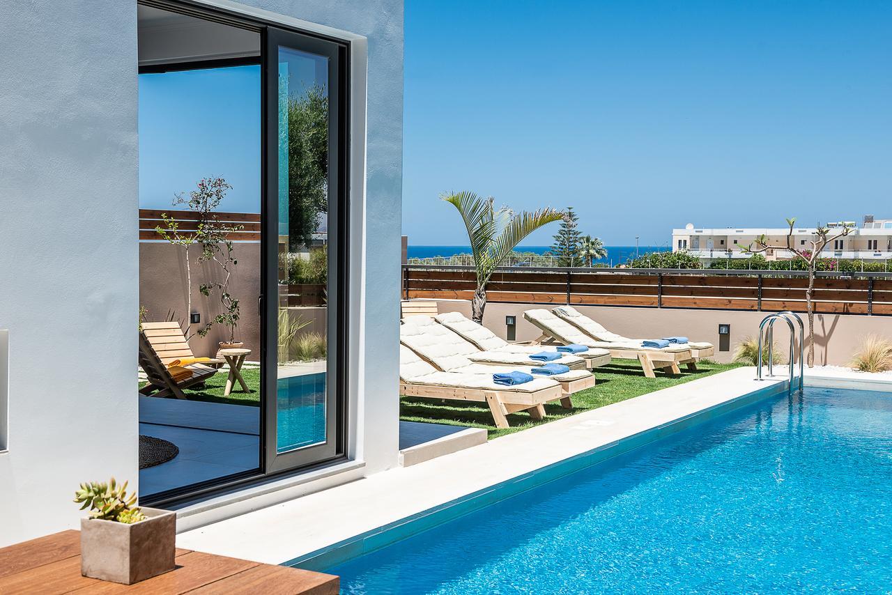 Fos Villa, A Luxe House With Private Heated Pool Galatás Extérieur photo