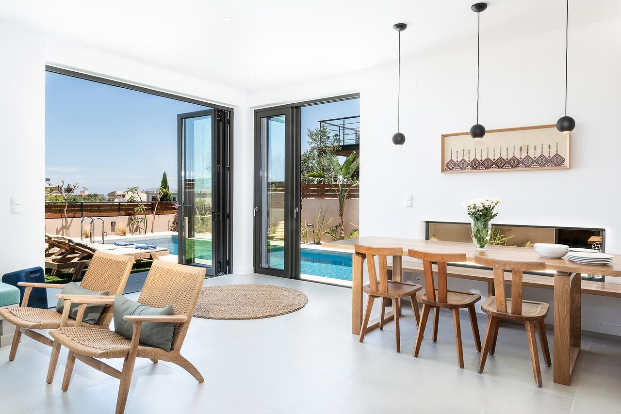 Fos Villa, A Luxe House With Private Heated Pool Galatás Extérieur photo