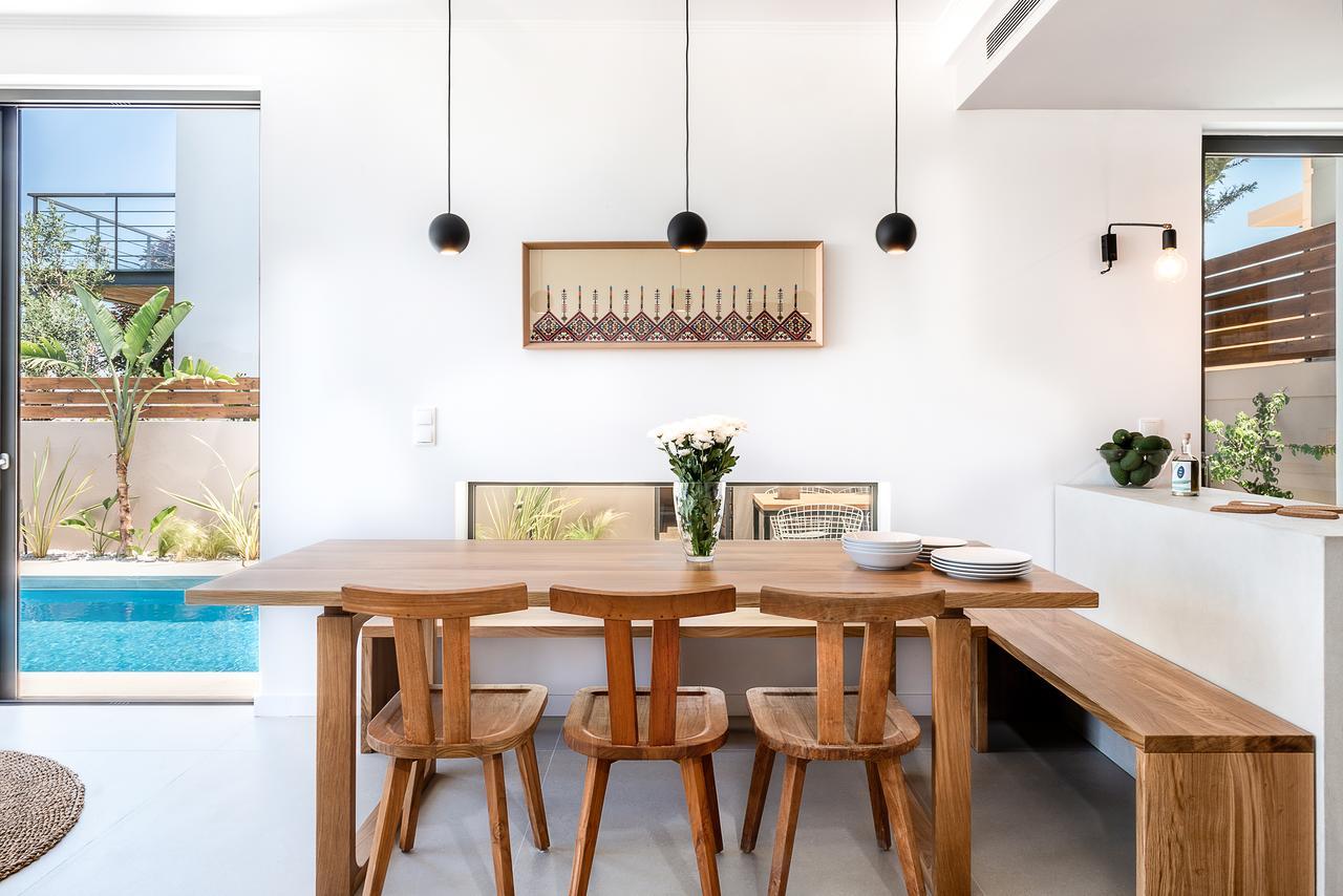 Fos Villa, A Luxe House With Private Heated Pool Galatás Extérieur photo